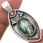 Natural Green Aventurine 925 Sterling Silver Pendant Jewelry P-1524