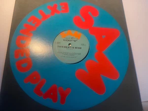 Vicky “D” . This Beat Is Mine . Sam Records S-12343 . ( U.S.A )  12” Vinyl Ex - Bild 1 von 4