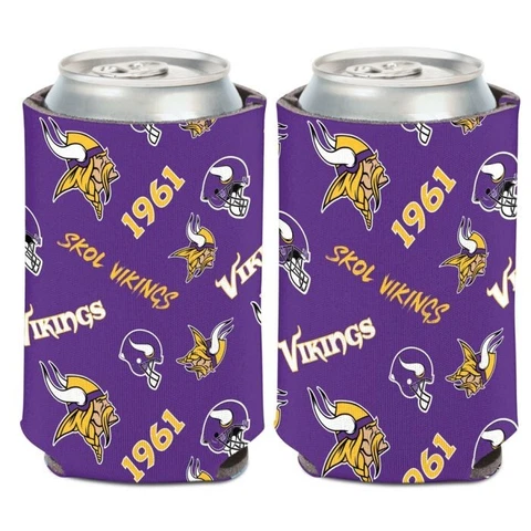 Minnesota Vikings Can Cooler Coozie Koozie Cover