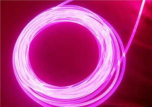 Fibre optic lighting cable side glow 10 mm outside diameter, flexible  /ISL10/ - Picture 1 of 3