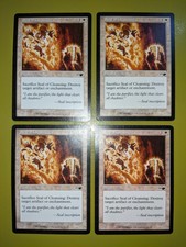 Seal of Cleansing x4 - Nemesis - Magic the Gathering MTG 4x Playset