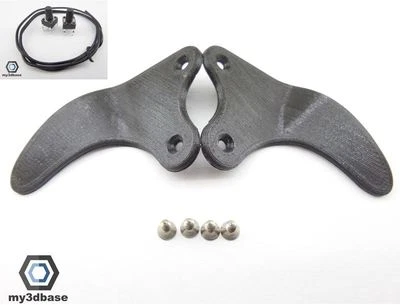 Paddle Mod Kit DIY PS4 Controller Paddles 'SHARK TEETH'+2Taster+40cm Kabel - Bild 1 von 4