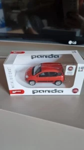 Modellino Fiat Panda Rosso - Scala 1:43 - Mondo Motors - Metal Die Cast - Foto 1 di 1