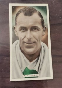 1935 Ardath Tobacco W.T Bill Tilden Cricket Tennis Golf Card NM/M