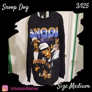 Snoop Dog Long Sleeve T-Shirt Sz Medium - Picture 1 of 5
