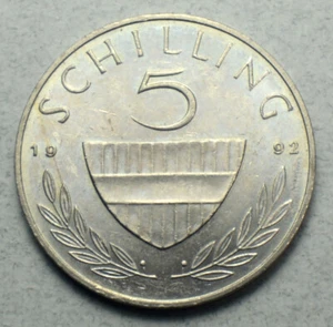 Österreich 5 Schilling 1992 KM#2889a Europa Münze - Bild 1 von 2
