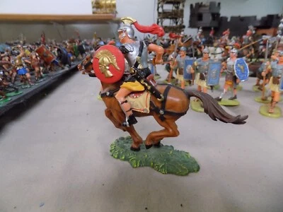 7cm Elastolin 111A 1964 Mounted Roman with Sword  excellent condition - Image 1 of 4