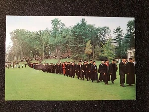 Williamstown MA Postcard - Academic procession 1961 - Picture 1 of 2