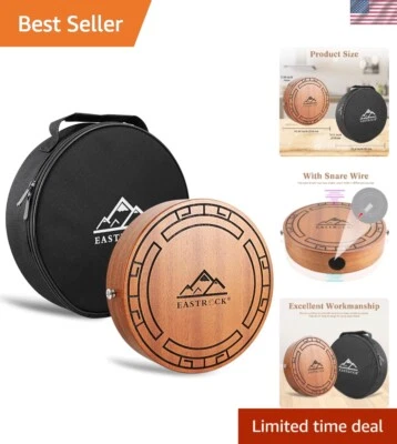 Tambor cajón de madera listo para viajar con cable de caja y bolsa de transporte para tocar música fácilmente Foto 1 de 4