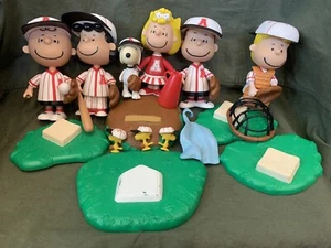 2003 Peanuts Baseball You’re An All Star Charlie Brown Memory Lane Red Team - Imagen 1 de 4