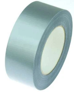 0,10€/m STANDARD SILBER 50 mm x 50 m Gewebeband Gaffa Panzer Tape Band Klebeband - Picture 1 of 2