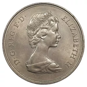 Royaume-Uni 25 pence 1972 - Noces d'argent Elizabeth II - cupronickel - KM.917 - Imagen 1 de 2