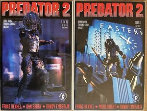 Predator 2 - #1 & 2 - Movie Adaptation - Dark Horse Comics - High Grade!
