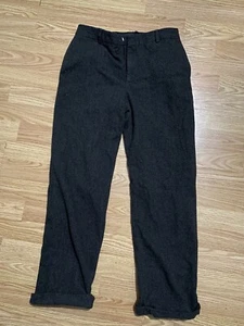 Boys Wool Trousers Ralph Lauren Size 18 With Suspenders Buttons And Cuffed Ankle - Picture 1 of 4