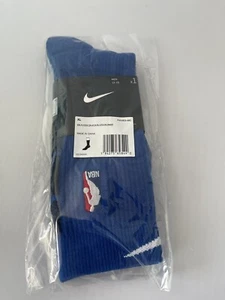 NBA Nike Authentic Blue Socks Size XL Men 12-15Knee High PAA463-480 S77 - Picture 1 of 4