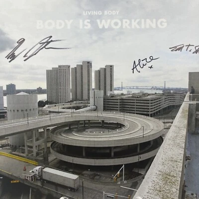 Living Body – Body Is Working LP Kingfisher Bluez – KFB6028 2016 Indie Signed - Image 1 of 4