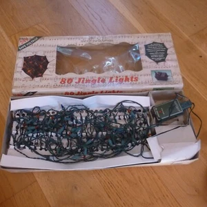 Mr Christmas Jingle Lights Vintage Musical Light Up 80 Bulbs Needs a Bulb READ - Picture 1 of 13