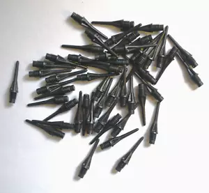 PUNTE MICRO MORBIDE NERE DI RICAMBIO PER FRECCETTE SOFT TIP CONFEZIONE DA 100 - Foto 1 di 2