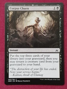 Magic The Gathering OATH OF THE GATEWATCH CORPSE CHURN black card MTG - Imagen 1 de 2
