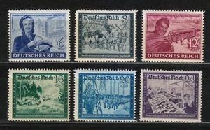 Germany MNH 1944 Mi 888-893 includ. 892 II Sc B272-B277 Military Post Offices ** - Picture 1 of 3