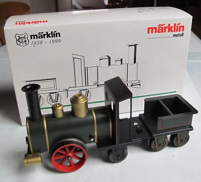 MÄRKLIN  Metall  11111 Storchenbein Uhrwerk Lok + Tender Sonder OVP - Bild 1 von 4