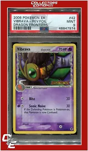 EX Dragon Frontiers 42 Vibrava Reverse Foil PSA 9 - Picture 1 of 2
