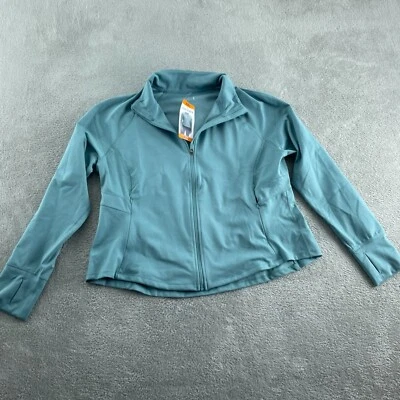 Chaqueta Jockey Mujer Cremallera Completa XXL Azul Poliéster/Spandex Nueva con Etiquetas 2343 Foto 1 de 4