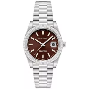 Duxot Marcel Automatic Coffee Brown Men's Watch - Brand New - Picture 1 of 4