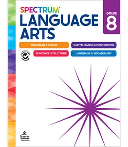 Spectrum Language Arts Workbook Grade 8 (192 pages) - Picture 1 of 4