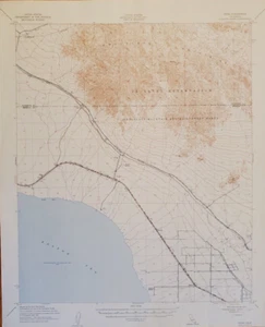 1956 VTG USGS Topo Map Army Corps of Engineers Frink Quadrangle, CA - Picture 1 of 6