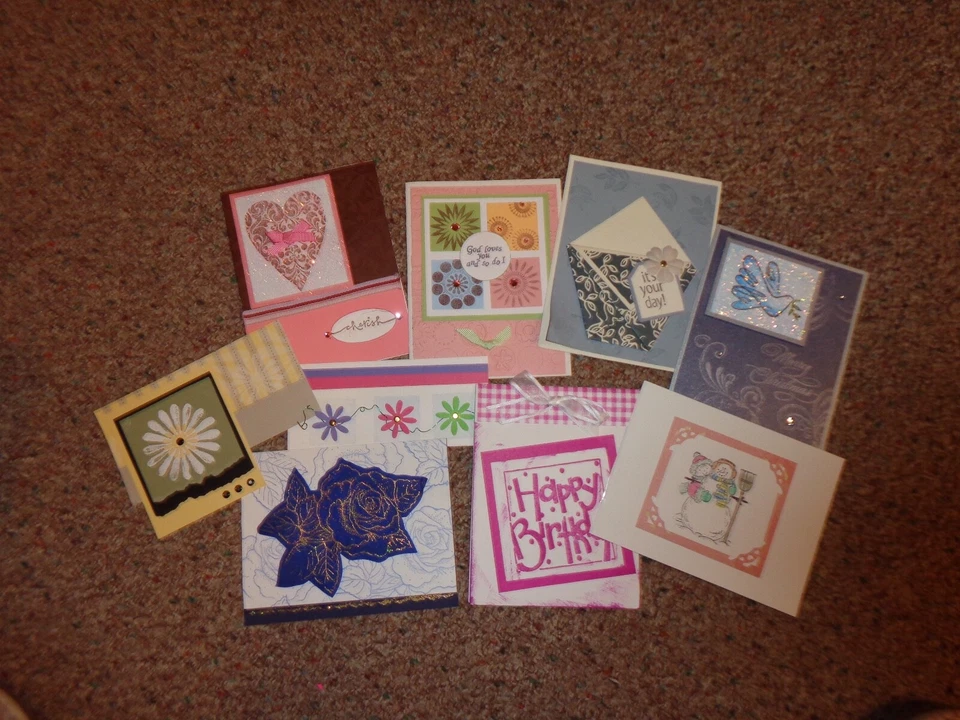 9  Creative handmade Card Fronts for cardmaking - Image 1 of 1