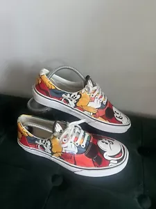 Vans X Disney Mickey Mouse & Friends Trainers UK 8 EUR 42 Donald Pluto Goofy - Foto 1 di 15