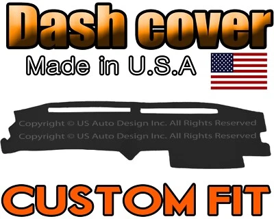 fits 1987-1991 TOYOTA  CAMRY  DASH COVER MAT DASHBOARD PAD MADE IN USA  / BLACK - Image 1 of 4