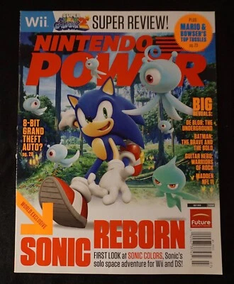 Nintendo Power Magazine # 256 July 2010 Wii Sonic Colors NewsStand Variant Rare - Image 1 of 4