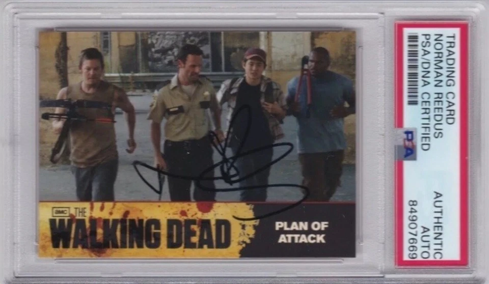 NORMAN REEDUS AUTO!—1ST APP/ROOKIE CARD—DARYL DIXON—WALKING DEAD SEASON 1 #44 - Image 1 of 1