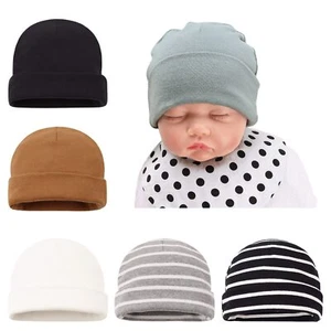 Cotton Baby Girl Hat Preemie Boys Beanie Newborn Hospital Hats Winter Infant ... - Picture 1 of 6