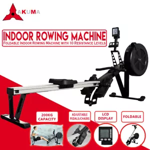 AKUMA Air Rower Rowing Machine Exercise Resistance HIT Cardio concept 2 - Picture 1 of 10