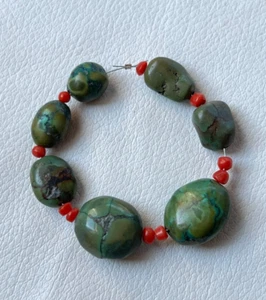 Turquoise Coral Beads Loose Gemstone-Rare Gemstone Quality Beads For jewelry - Picture 1 of 8