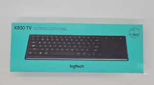 Original Logitech K830 TV Wireless Illuminated Keyboard Touchpad - US English - Picture 1 of 6