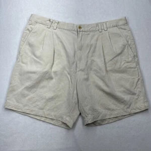 Tommy Bahama Mens Size 40 Silk Shorts Chino Khaki - Picture 1 of 8