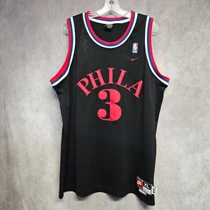 Vintage 1964 Nike Philadelphia 76ers ALLEN IVERSON 3 Rewind Swingman Jersey XL - Picture 1 of 9