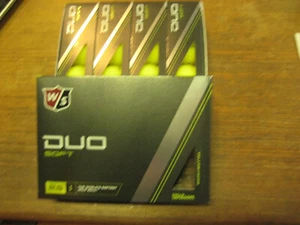 2 docenas de pelotas de golf Wilson Staff Duo Soft 2.5 Optix 2024 nuevas amarillas - Imagen 1 de 1