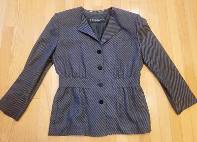 Vintage 1980s Designer Louis Feraud Suit Jacket Sz 14 US Women - West Germany - Image 1 of 4