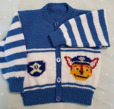 Childs Knitting Pattern inspired by paw patrol. My own design.  - Image 1 of 4