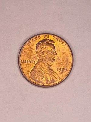 1984 Lincoln Cent – DDO / DDR Doubled Ear Variety – Gem Uncirculated - Image 1 of 2