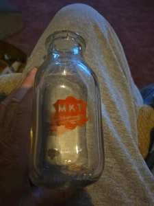 MKT Railroad Milchflasche Missouri Kansas Texas Railroad Milchflasche - Bild 1 von 8