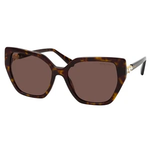 Gafas de sol Swarovski SK 6016 100273 Dark Havana plástico irregular lentes marrones - Imagen 1 de 3