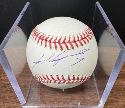 Ivan Rodriguez Signed Autographed Rawlings OML Baseball JSA *833 - Image 1 of 3