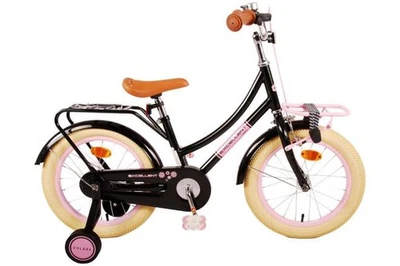 Volare Excellent Kinderfahrrad - Mädchen - 16 Zoll - Schwarz - 95% montiert - Bild 1 von 4