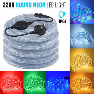 LED Rope Tube Light Strip String Fairy Lights Outdoor/Indoor Xmas Waterproof UK - Image 1 of 4